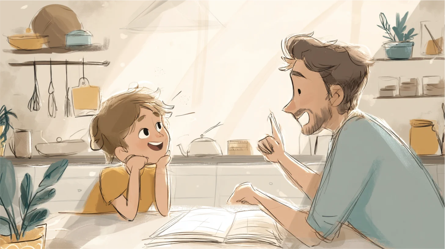 father and son